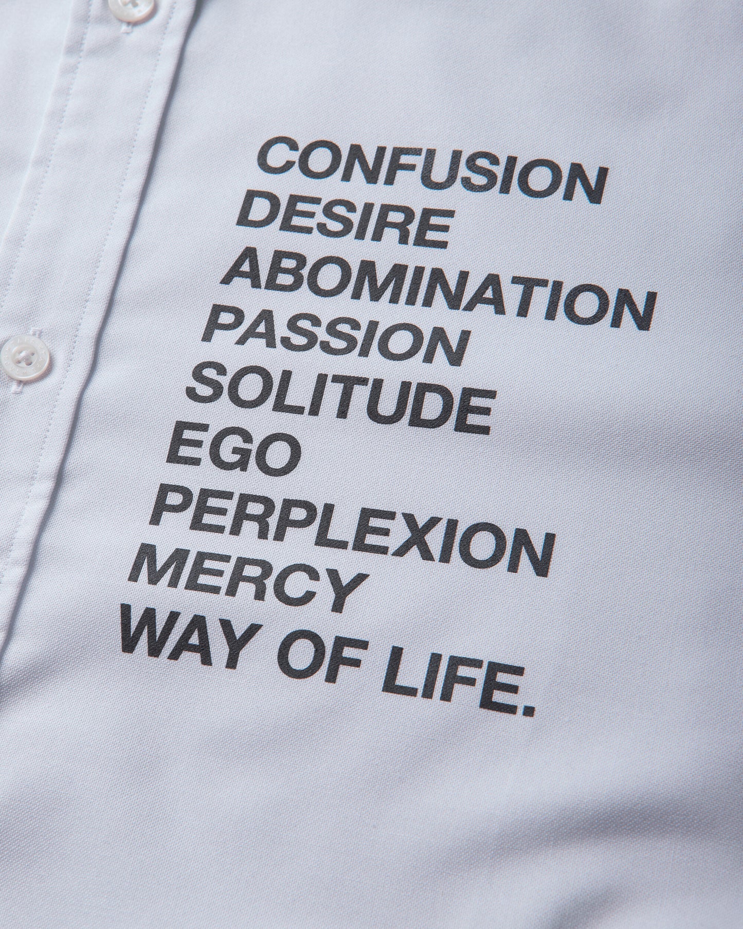 WTAPS Bd Ss Ctpl Oxford White T-Shirts Shortsleeve 261CWDT-SHM05 WHT