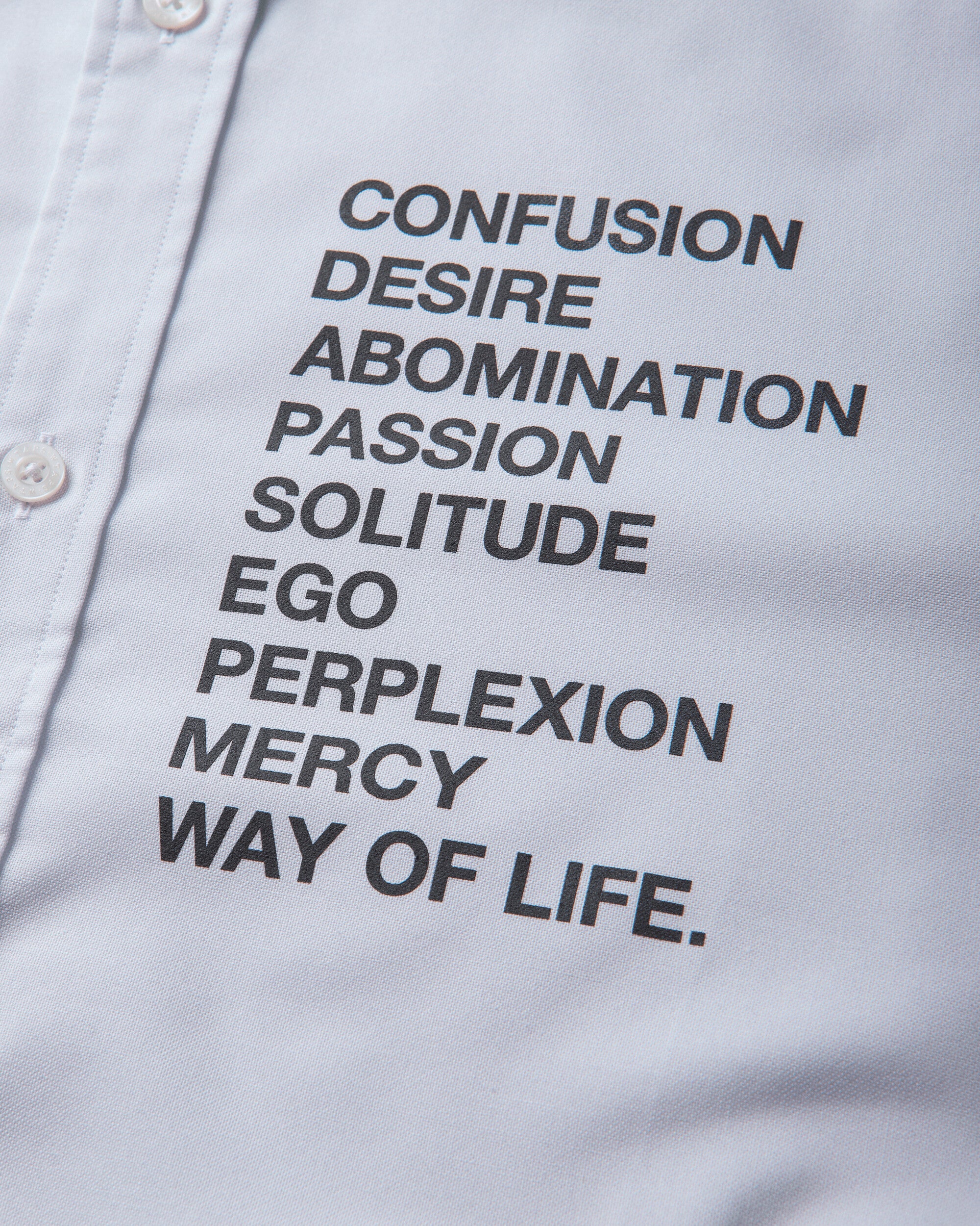 WTAPS Bd Ss Ctpl Oxford White T-Shirts Shortsleeve 261CWDT-SHM05 WHT