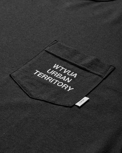 WTAPS Cut & Sewn 15 Black T-Shirts Shortsleeve 242ATDT-CSM15 001