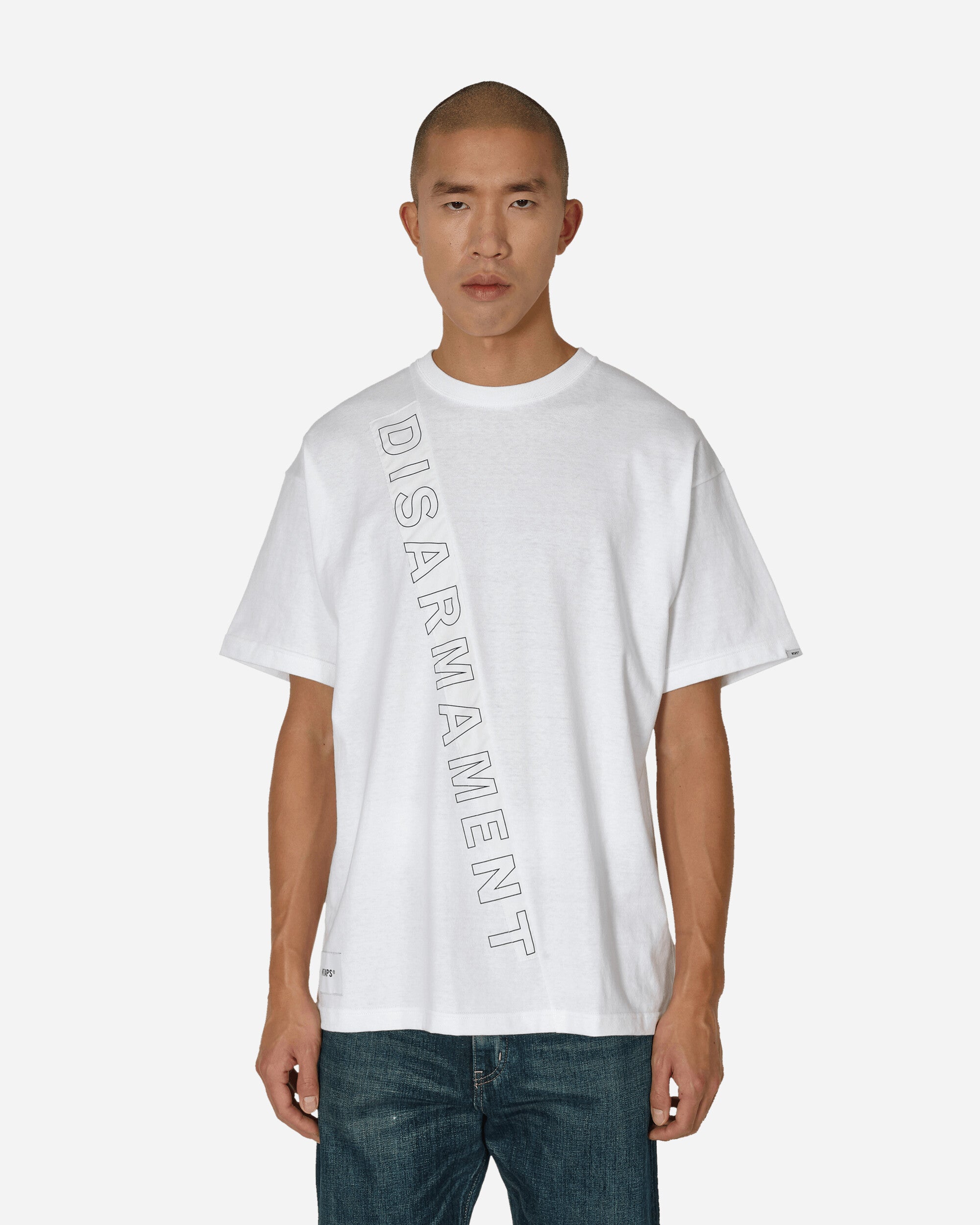 WTAPS OBJ Disarmament T-Shirt White - Slam Jam® Official Store