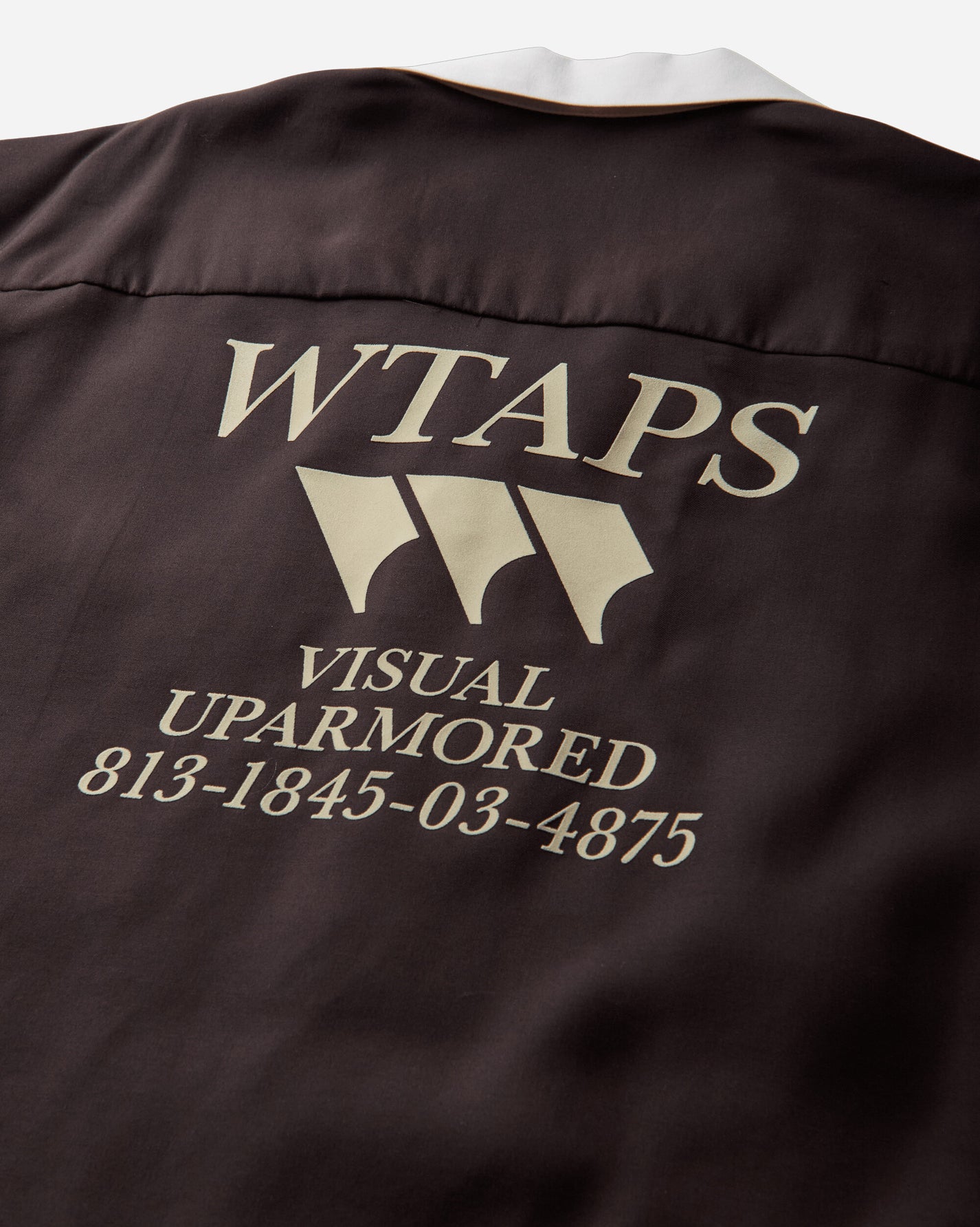 WTAPS Kingpin 02 Ss Clpl Twill Brown T-Shirts Shortsleeve 261TQDT-SHM08 BRW
