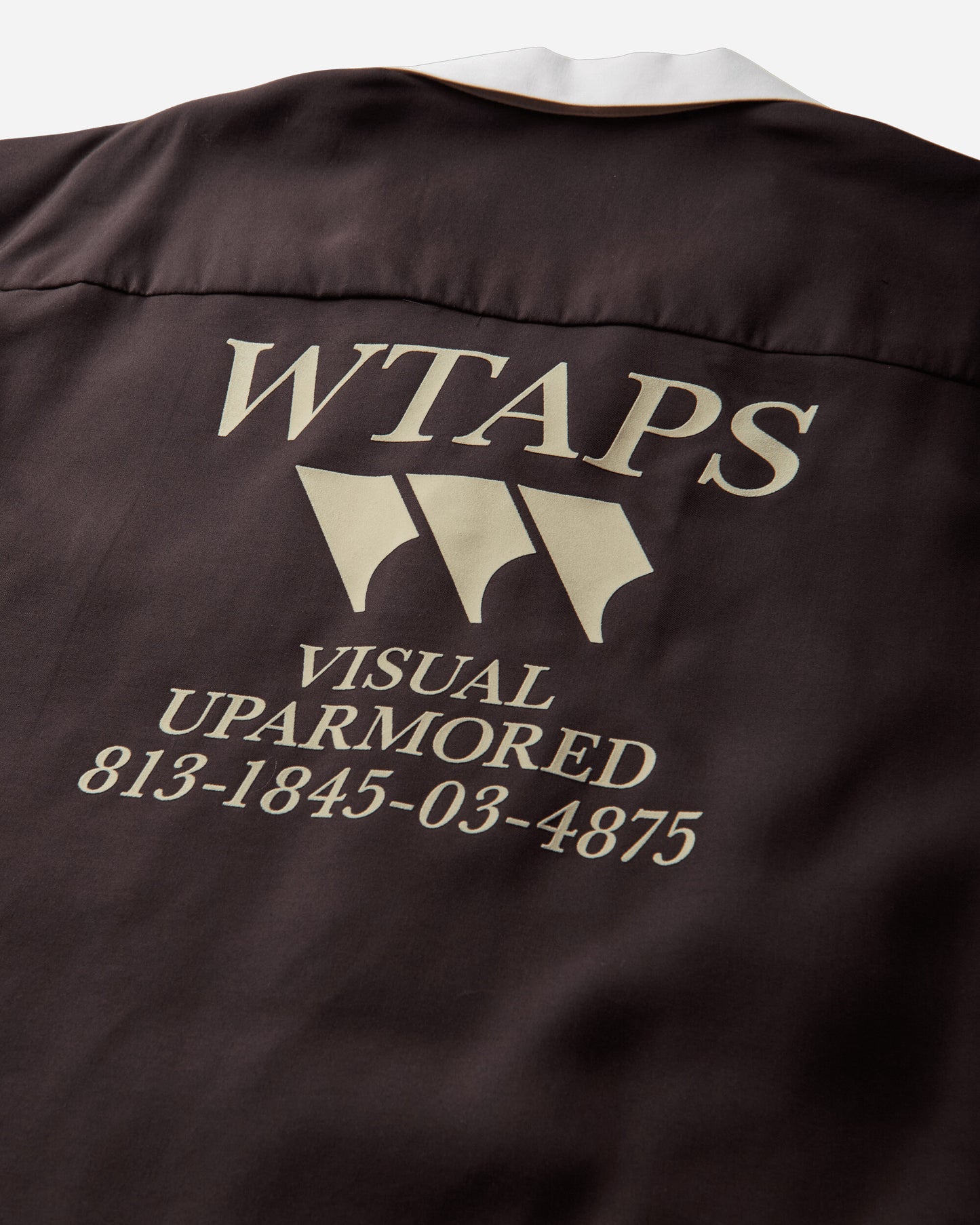WTAPS Kingpin 02 Ss Clpl Twill Brown T-Shirts Shortsleeve 261TQDT-SHM08 BRW