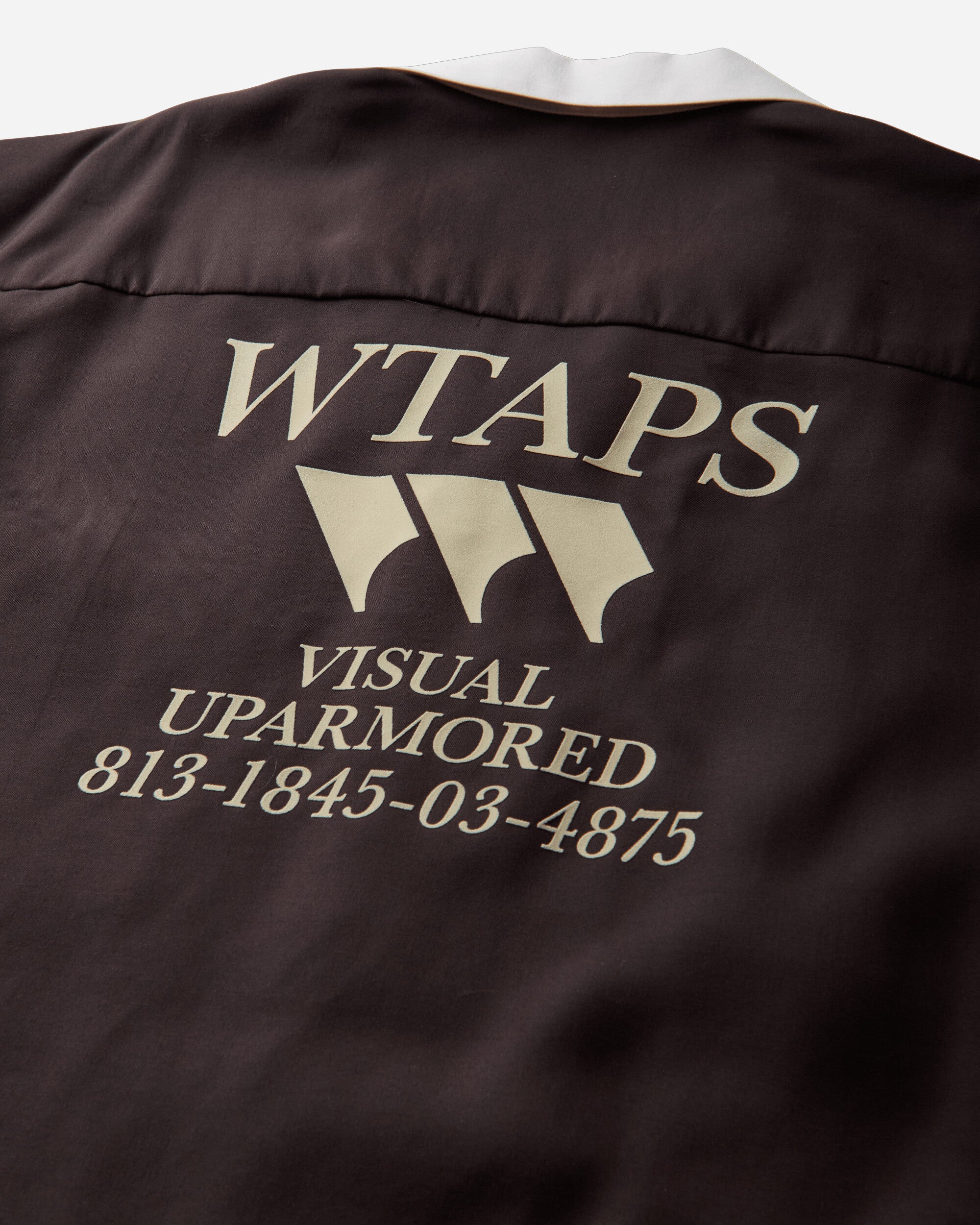 WTAPS Kingpin 02 Ss Clpl Twill Brown T-Shirts Shortsleeve 261TQDT-SHM08 BRW