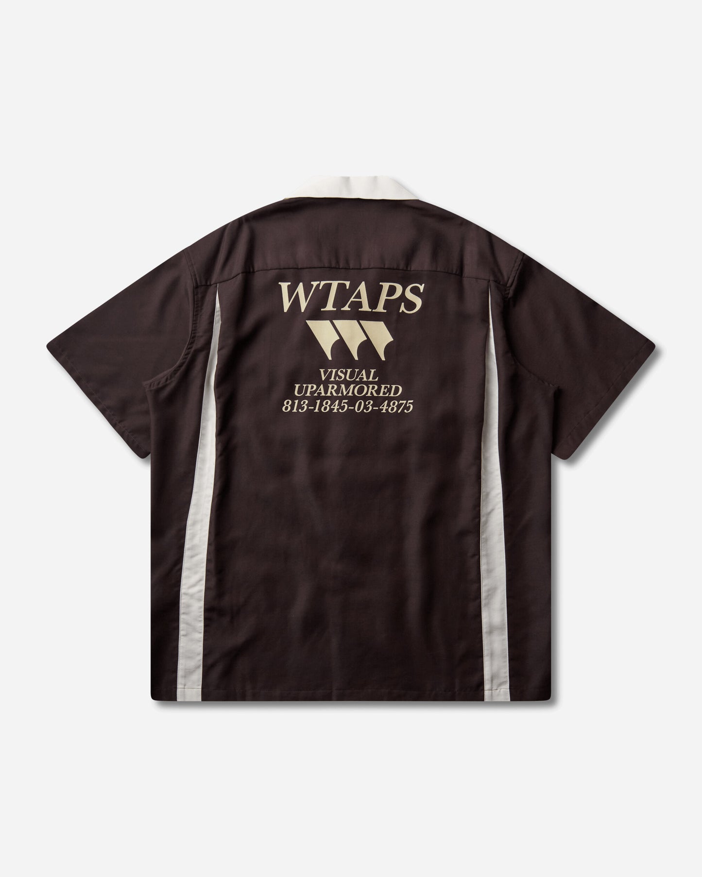 WTAPS Kingpin 02 Ss Clpl Twill Brown T-Shirts Shortsleeve 261TQDT-SHM08 BRW