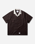 WTAPS Kingpin 02 Ss Clpl Twill Brown T-Shirts Shortsleeve 261TQDT-SHM08 BRW