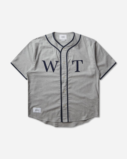 WTAPS League Ss Cotton Twill Gray T-Shirts Shortsleeve 261TQDT-SHM06 GRY