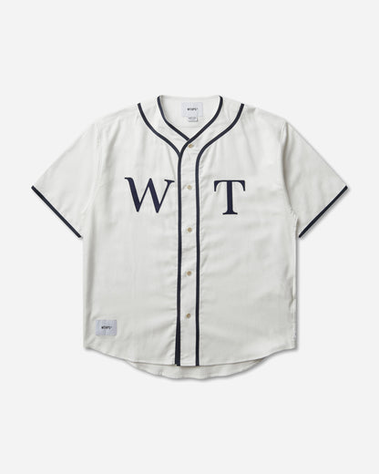 WTAPS League Ss Cotton Twill White T-Shirts Shortsleeve 261TQDT-SHM06 WHT