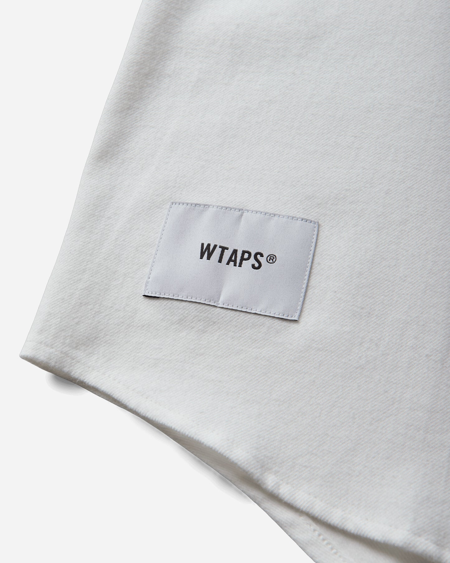 WTAPS League Ss Cotton Twill White T-Shirts Shortsleeve 261TQDT-SHM06 WHT