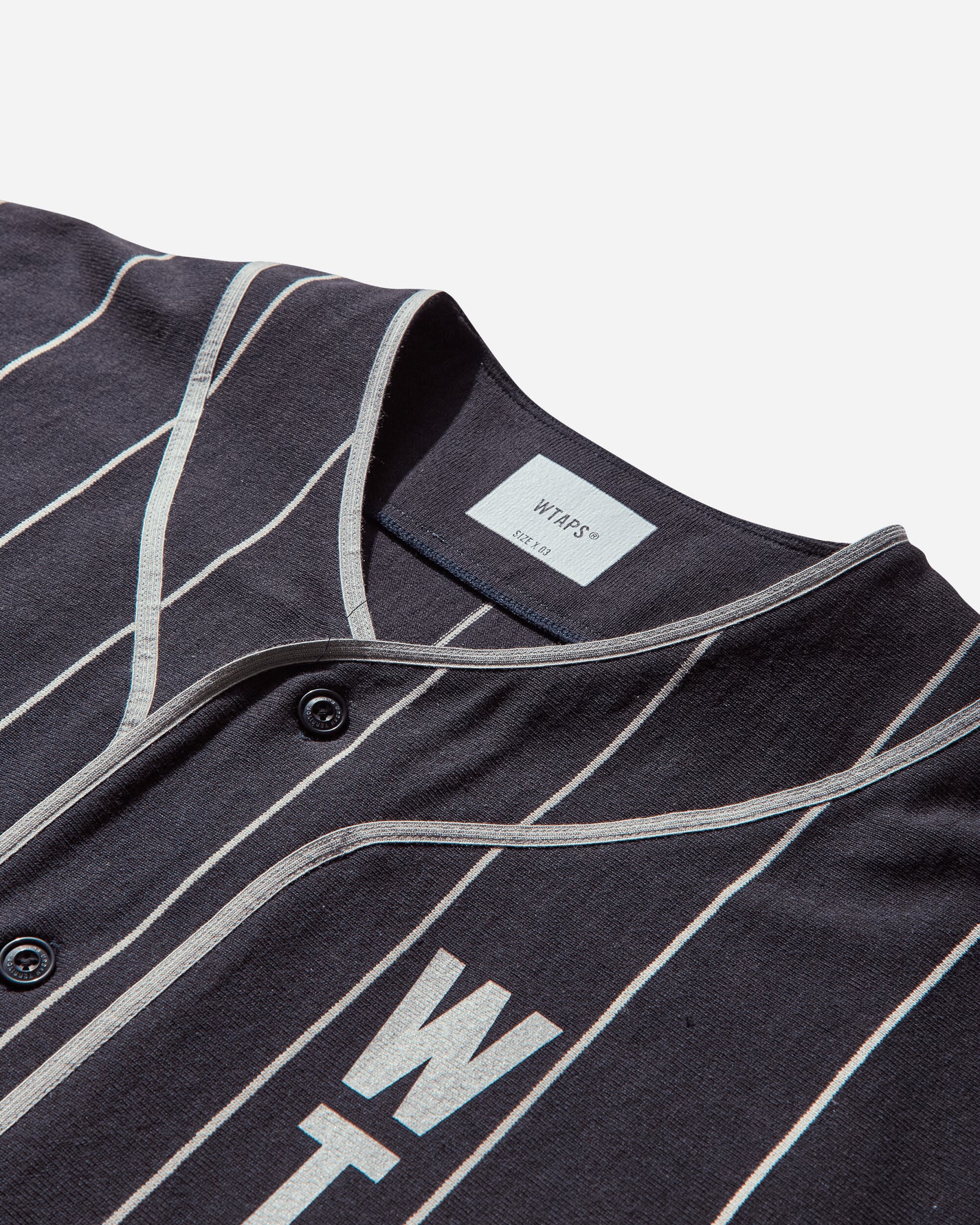 WTAPS League/Ss/Cotton Navy T-Shirts Shortsleeve 251ATDT-CSM26 NAVY