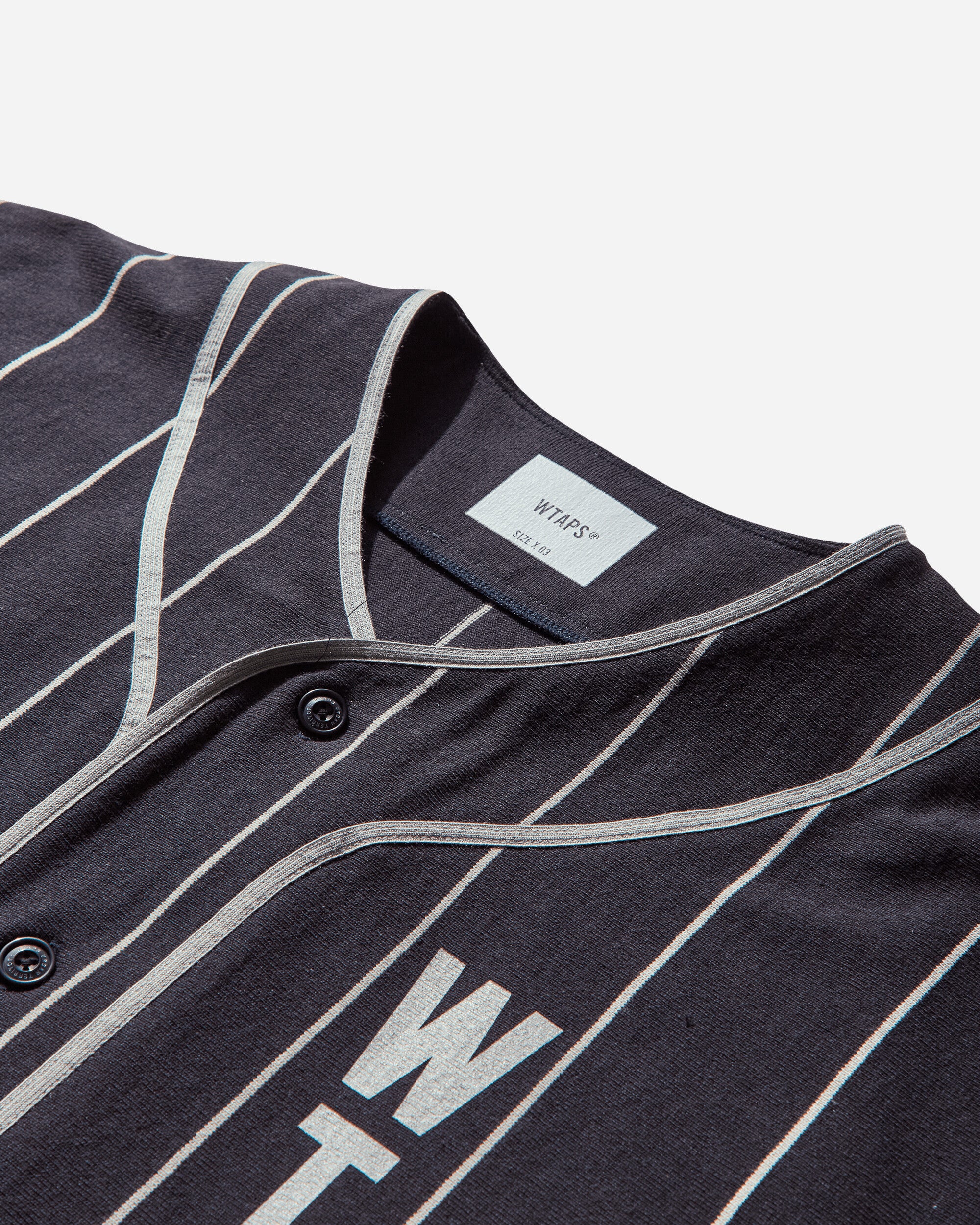 WTAPS League/Ss/Cotton Navy T-Shirts Shortsleeve 251ATDT-CSM26 NAVY