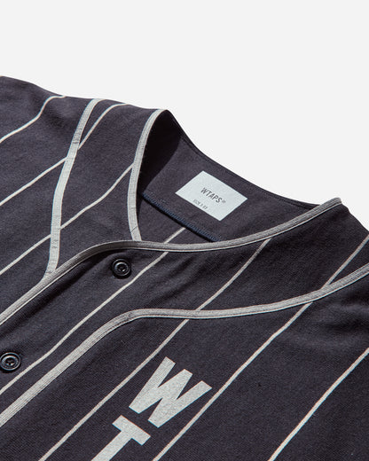 WTAPS League/Ss/Cotton Navy T-Shirts Shortsleeve 251ATDT-CSM26 NAVY