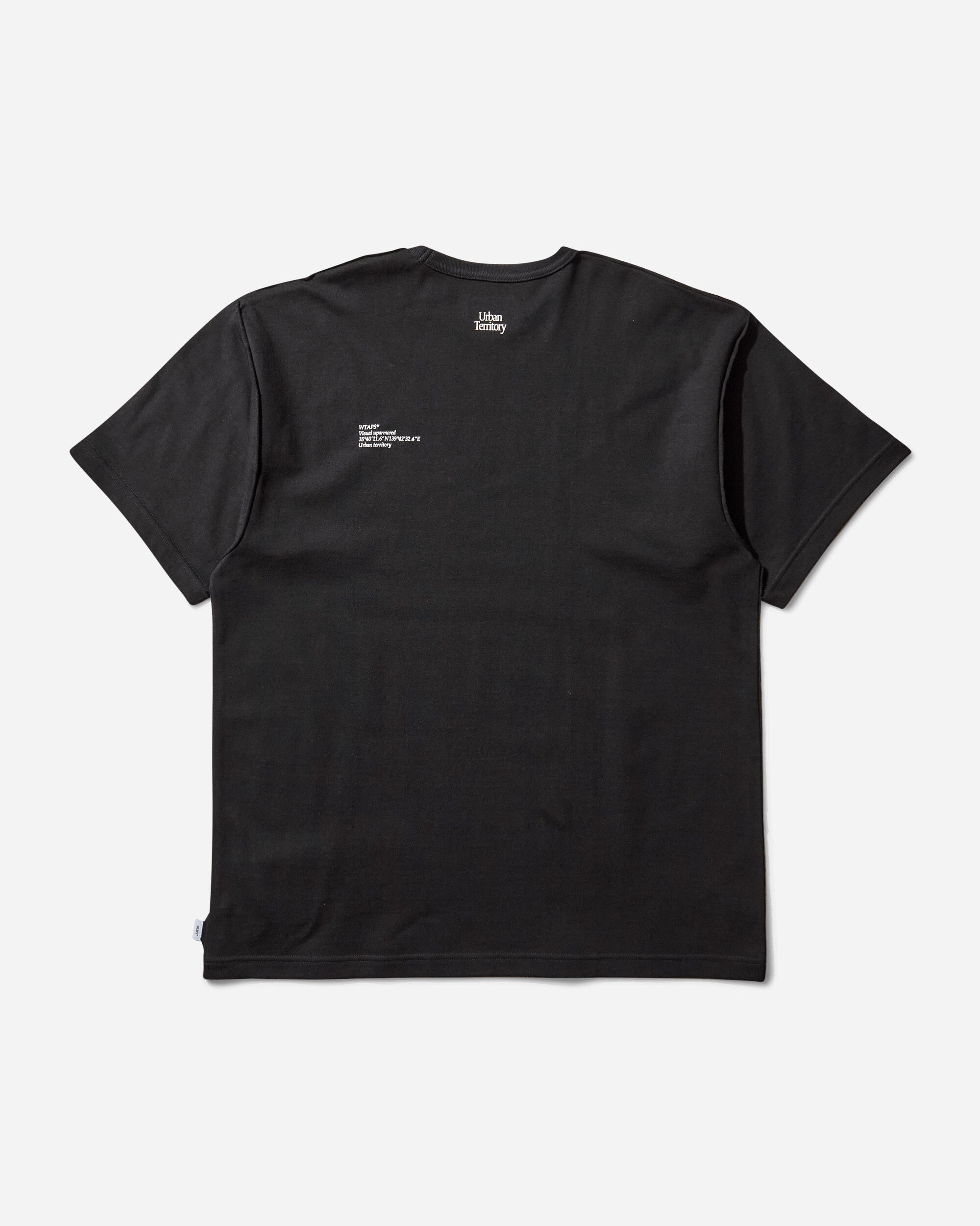 WTAPS Lim/Ss/Cotton Black T-Shirts Shortsleeve 251ATDT-CSM13 BLACK