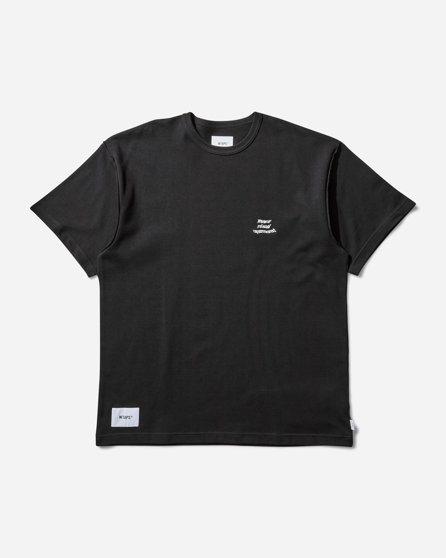 WTAPS Lim/Ss/Cotton Black T-Shirts Shortsleeve 251ATDT-CSM13 BLACK