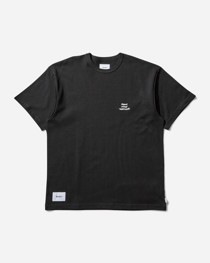 WTAPS Lim/Ss/Cotton Black T-Shirts Shortsleeve 251ATDT-CSM13 BLACK