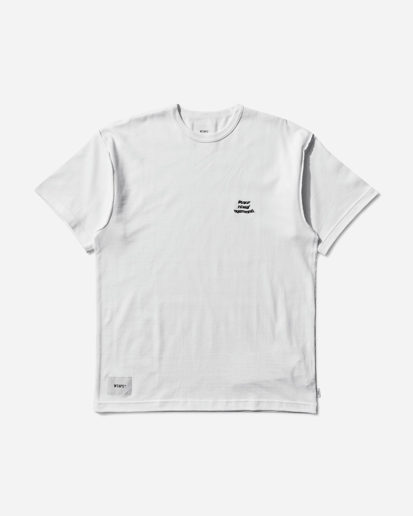 WTAPS Lim/Ss/Cotton White T-Shirts Shortsleeve 251ATDT-CSM13 WHITE