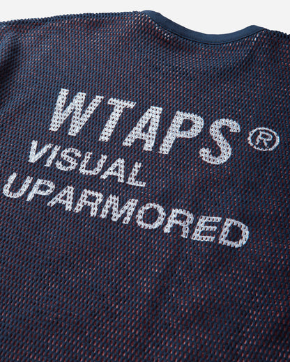 WTAPS Oas Ss Cotton Navy T-Shirts Shortsleeve 261ATDT-CSM28 NVY