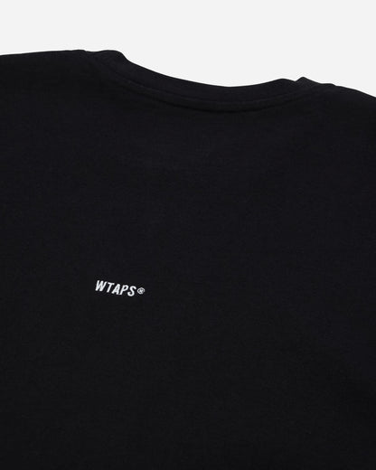 WTAPS Sign Yd Ss Black T-Shirts Shortsleeve 262ATDT-CSM21 BLACK