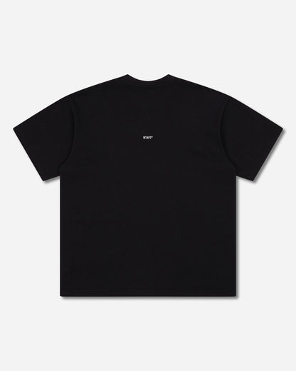 WTAPS Sign Yd Ss Black T-Shirts Shortsleeve 262ATDT-CSM21 BLACK