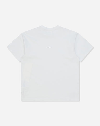 WTAPS Sign Yd Ss White T-Shirts Shortsleeve 262ATDT-CSM21 WHITE