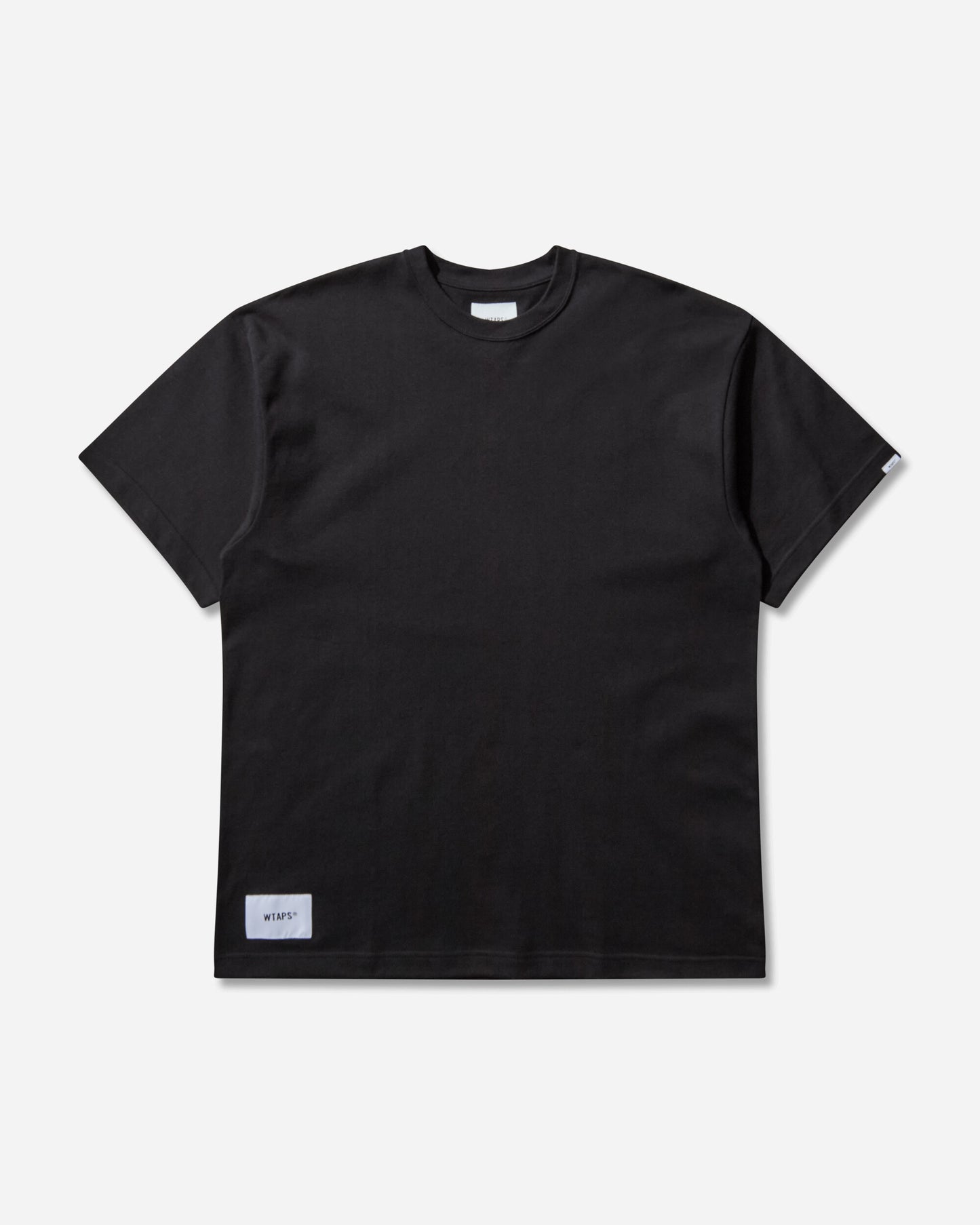 WTAPS Signyd  Ss  Cotton Black T-Shirts Shortsleeve 252ATDT-CSM08 BLACK