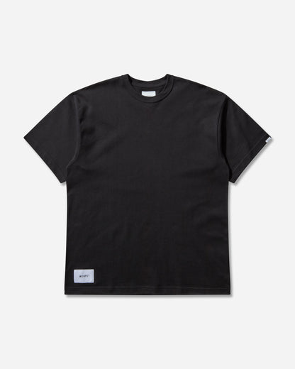 WTAPS Signyd  Ss  Cotton Black T-Shirts Shortsleeve 252ATDT-CSM08 BLACK