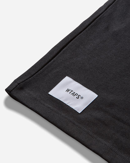 WTAPS Signyd  Ss  Cotton Black T-Shirts Shortsleeve 252ATDT-CSM08 BLACK