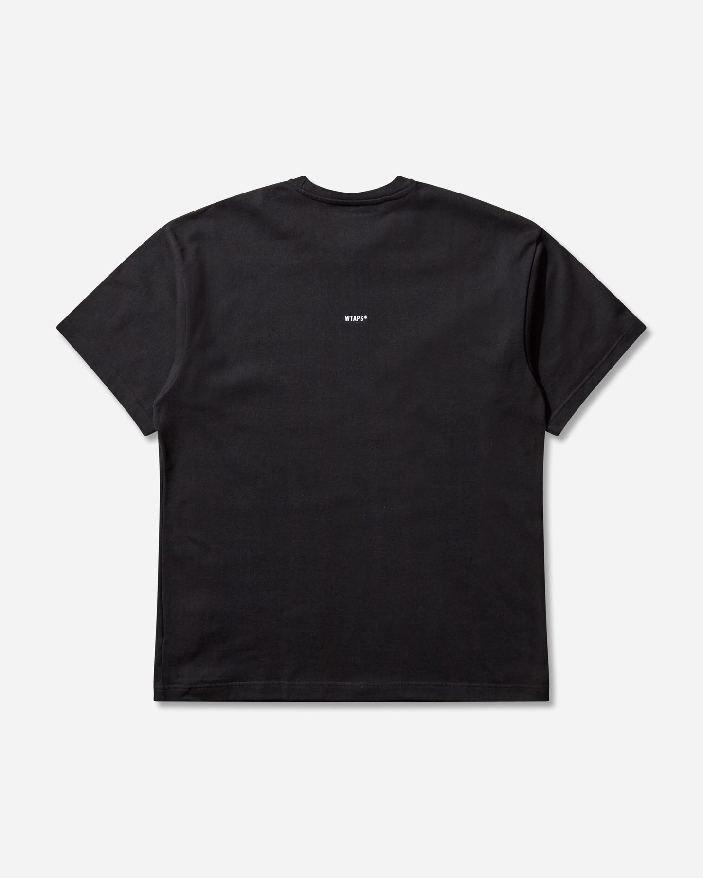 WTAPS Signyd  Ss  Cotton Black T-Shirts Shortsleeve 252ATDT-CSM08 BLACK