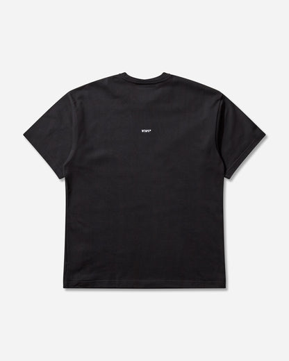 WTAPS Signyd  Ss  Cotton Black T-Shirts Shortsleeve 252ATDT-CSM08 BLACK