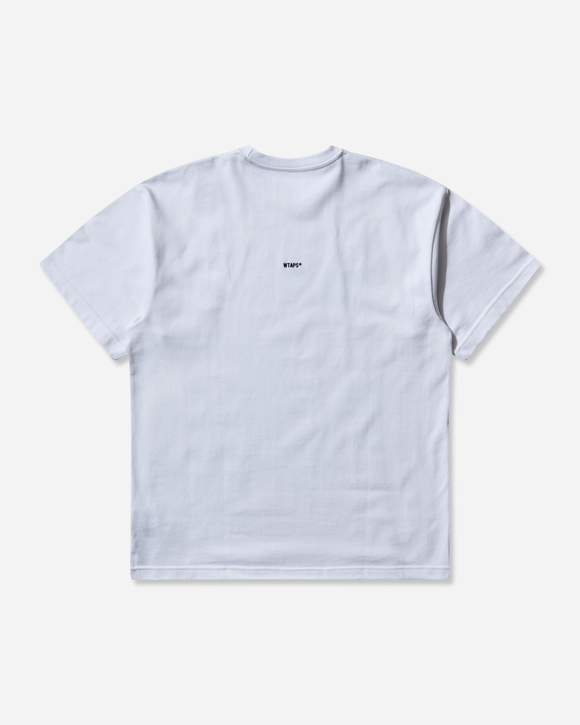 WTAPS Signyd  Ss  Cotton White T-Shirts Shortsleeve 252ATDT-CSM08 WHITE