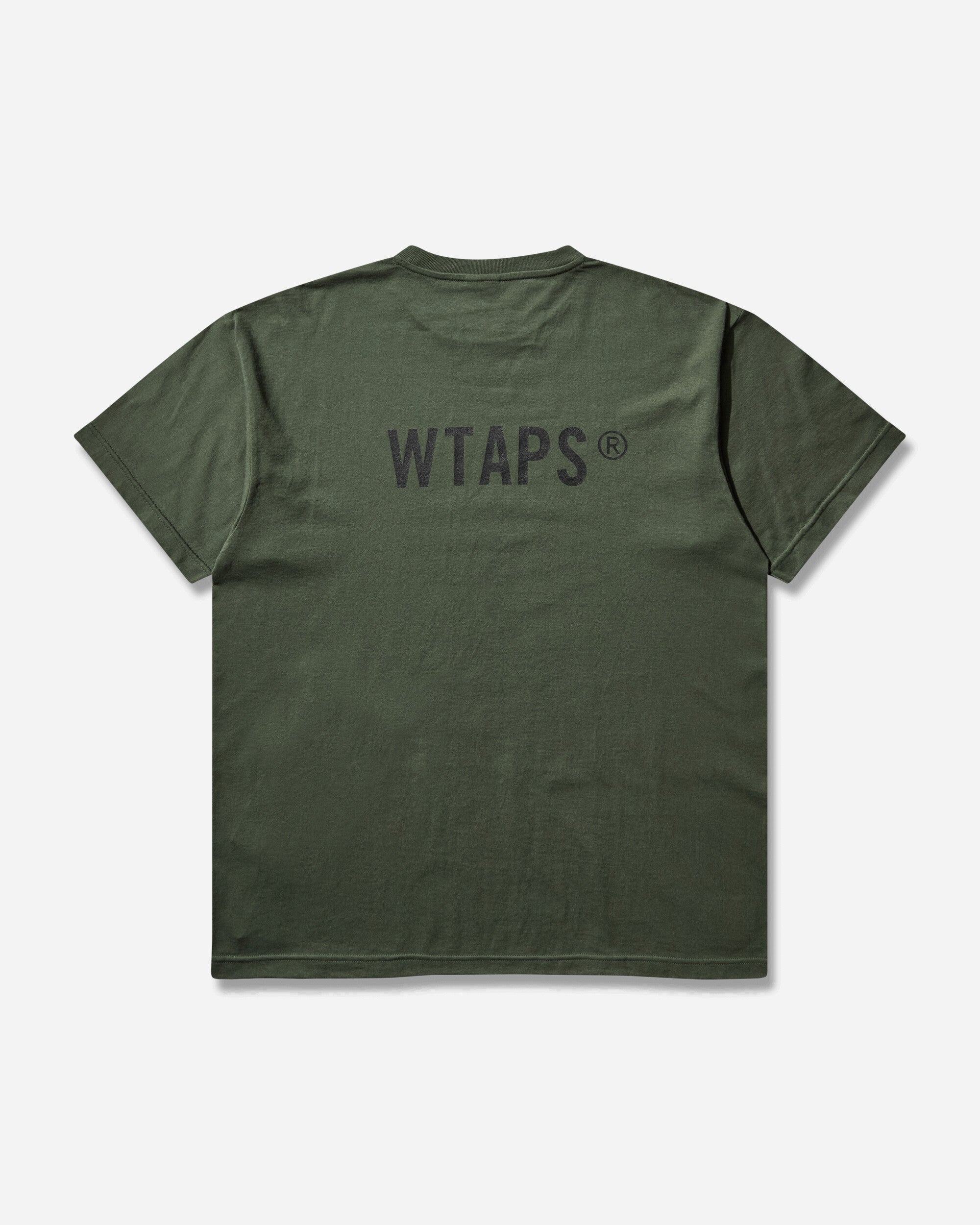 WTAPS Tssc Ss/Cotton Olive Drab T-Shirts Shortsleeve 251ATDT-STM04S OLIVEDRAB