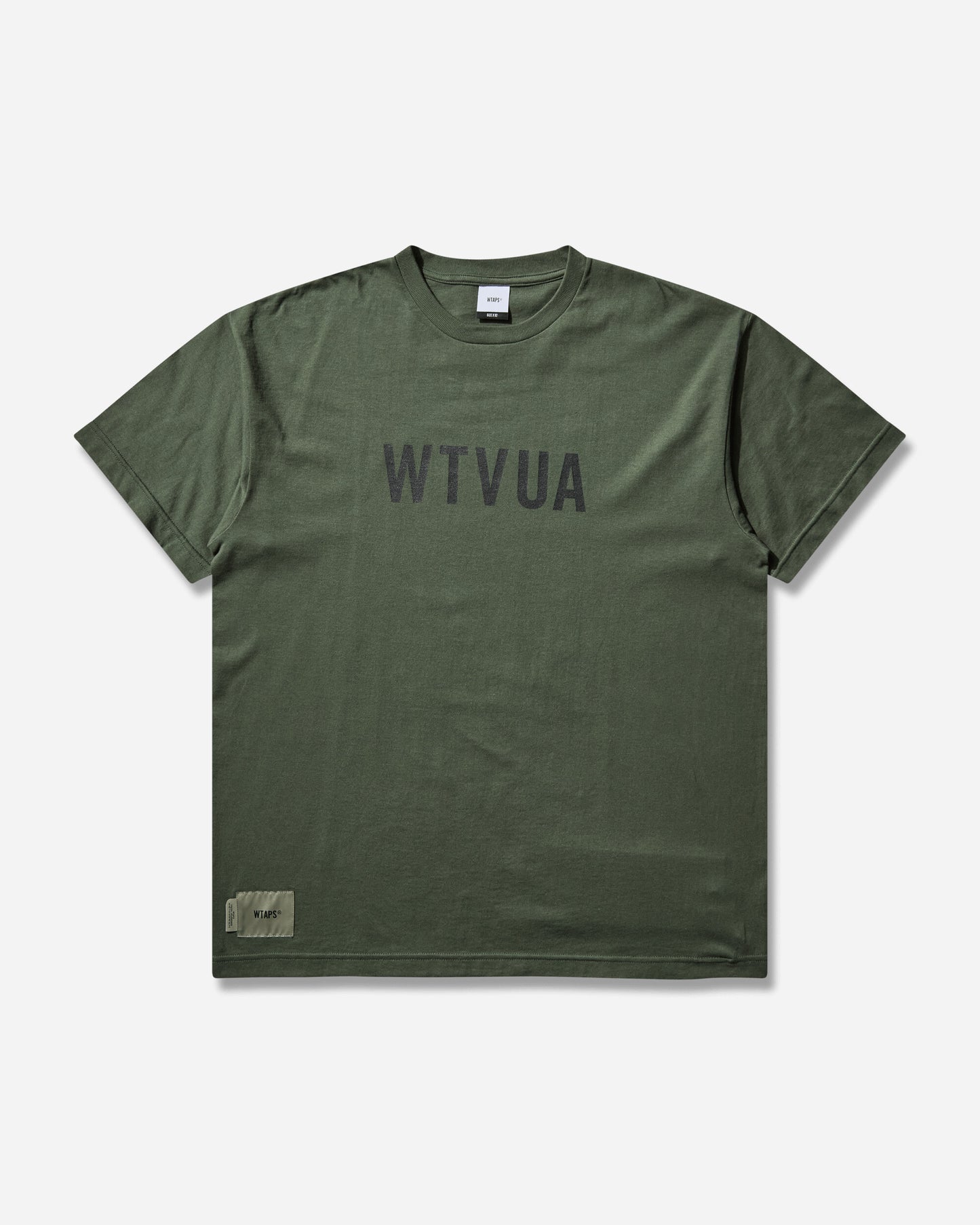 WTAPS Tssc Ss/Cotton Olive Drab T-Shirts Shortsleeve 251ATDT-STM04S OLIVEDRAB