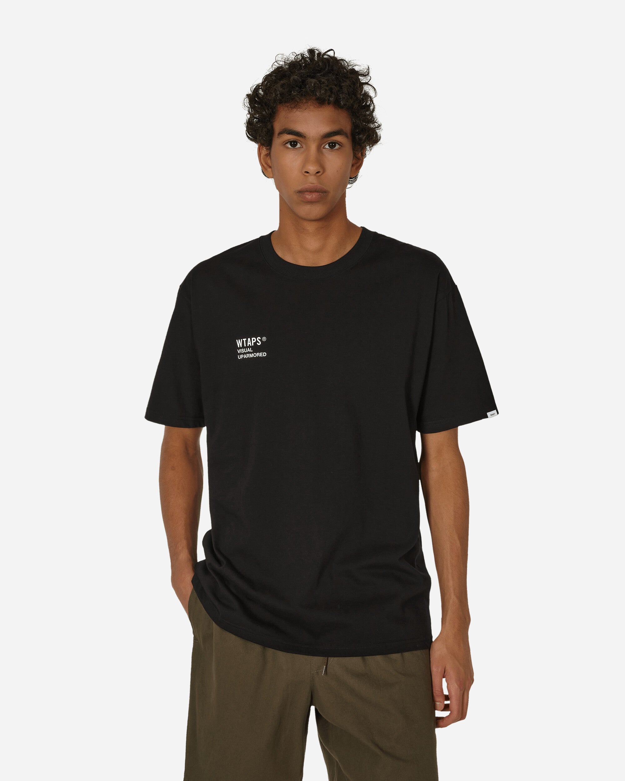 WTAPS Visual Uparmored T-Shirt Black - Slam Jam® Official Store