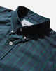WTAPS Bd 04/Ss/Cotton Broadcloth Textile Green Shirts Shortsleeve Shirt 251WVDT-SHM06 GREEN