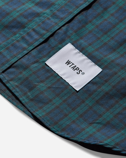 WTAPS Bd 04/Ss/Cotton Broadcloth Textile Green Shirts Shortsleeve Shirt 251WVDT-SHM06 GREEN