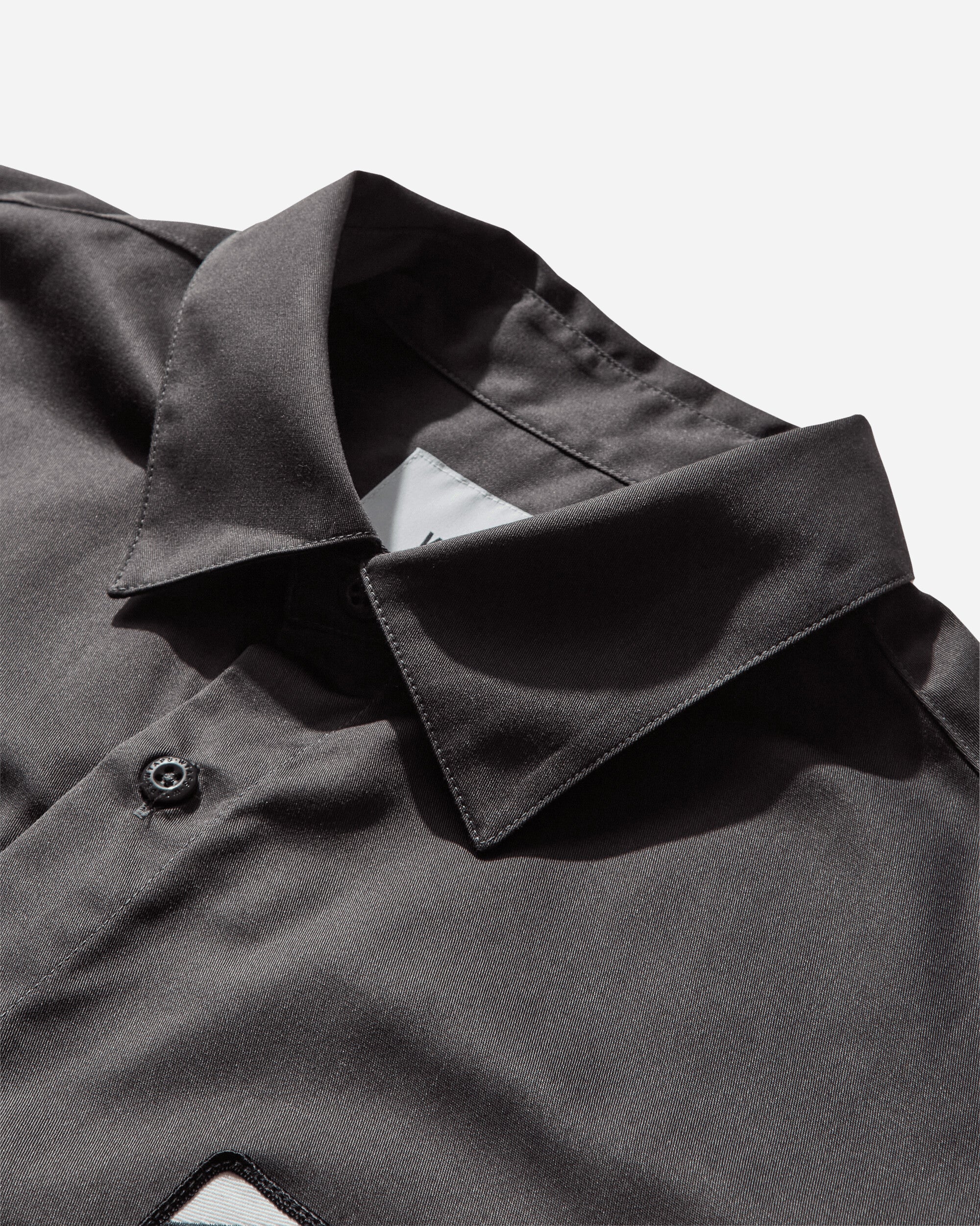 WTAPS Repo/Ss/Ctpl Twill Charcoal Shirts Shortsleeve Shirt 251CWDT-SHM06 CHARCOAL
