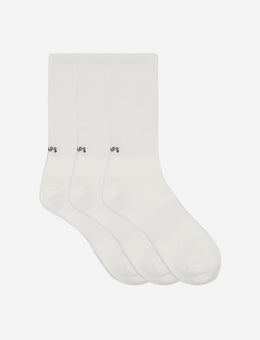 WTAPS Skivvies Sox White Underwear Socks 261MYDT-UWM05 WHT