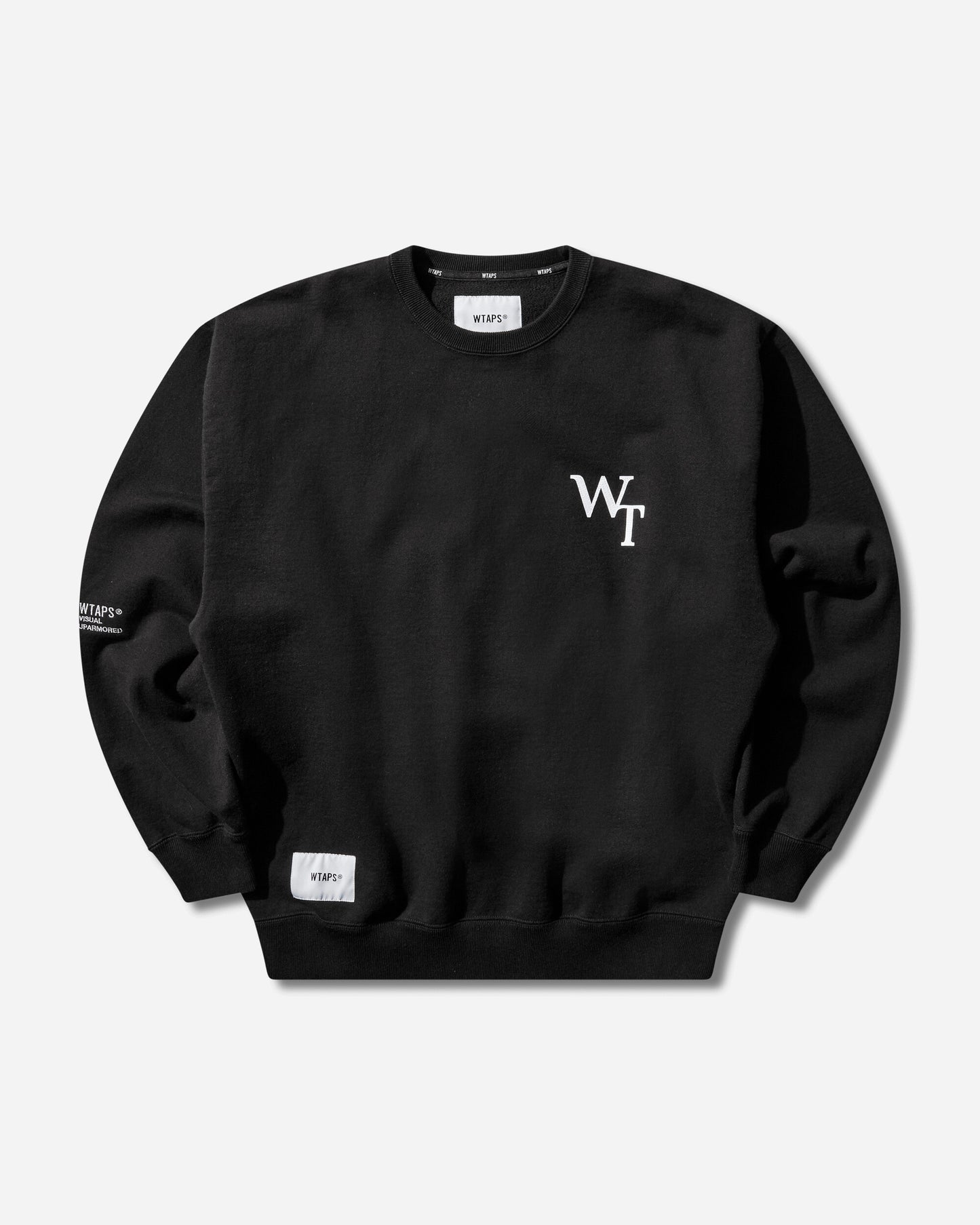 WTAPS Academy Sweater Cotton Black Knitwears Sweaters 261ATDT-CSM04 BLK