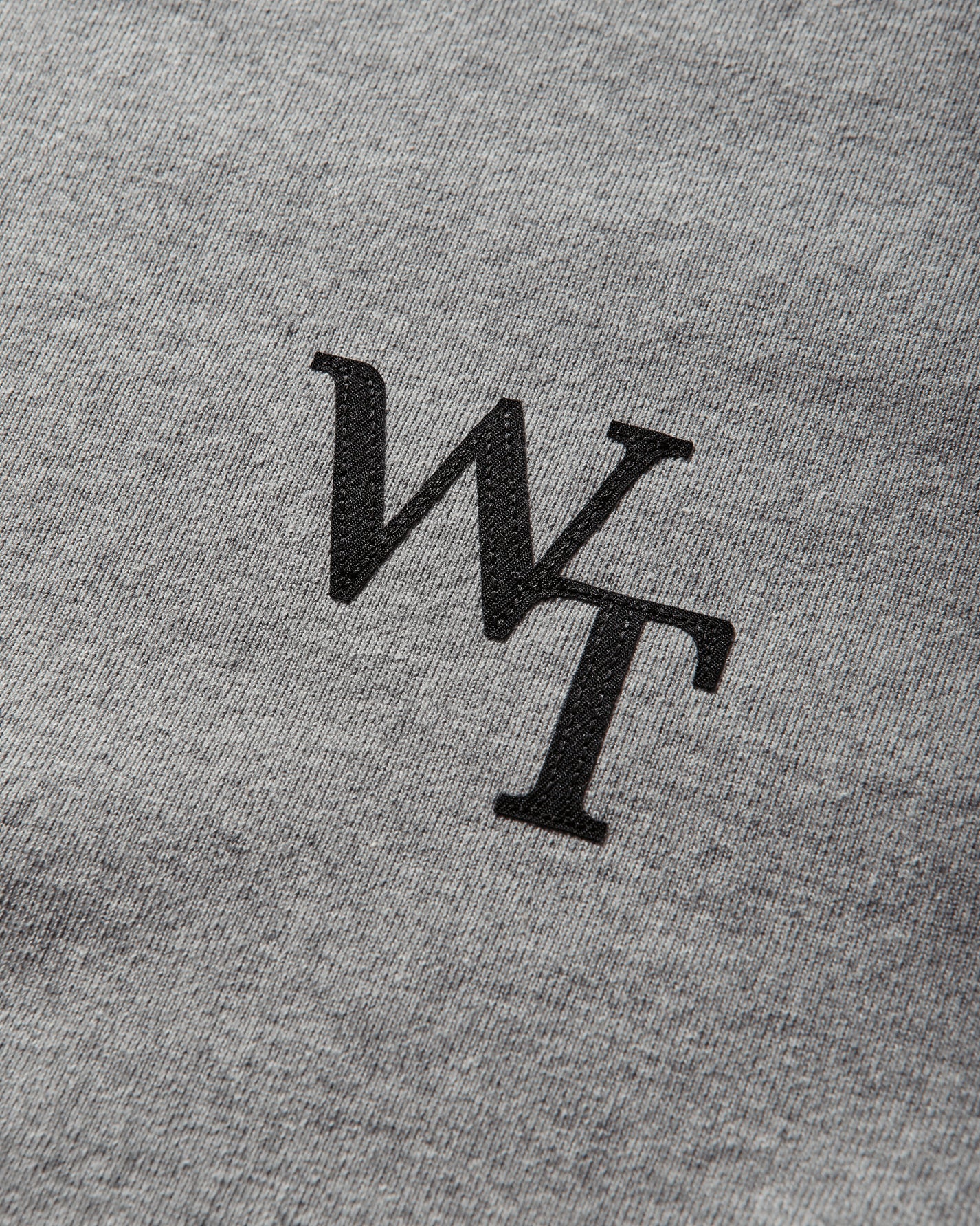 WTAPS Academy Sweater Cotton Ash Gray Knitwears Sweaters 261ATDT-CSM04 GRY