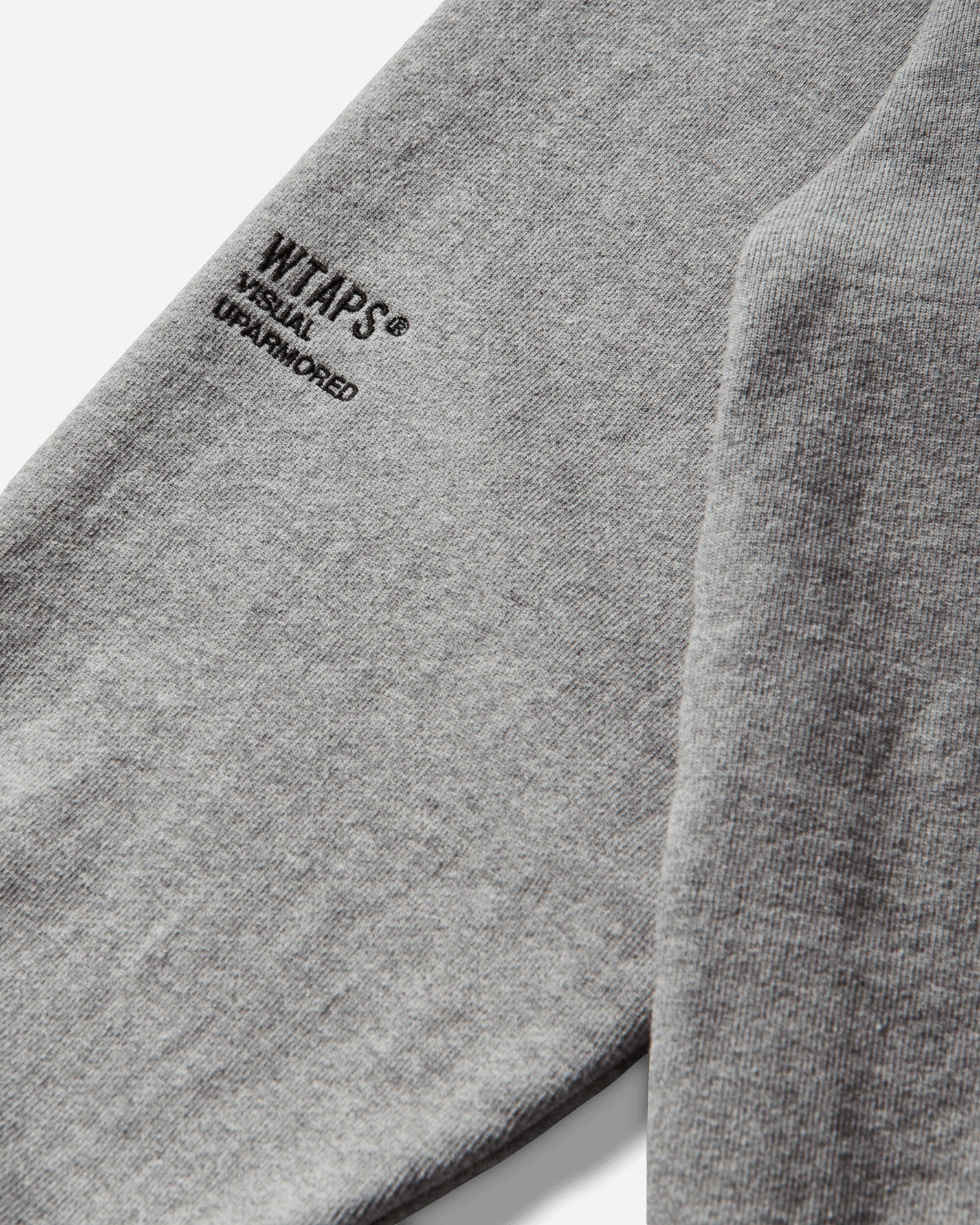 WTAPS Academy Sweater Cotton Ash Gray Knitwears Sweaters 261ATDT-CSM04 GRY