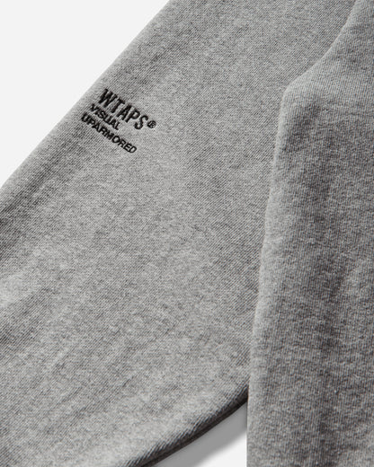 WTAPS Academy Sweater Cotton Ash Gray Knitwears Sweaters 261ATDT-CSM04 GRY