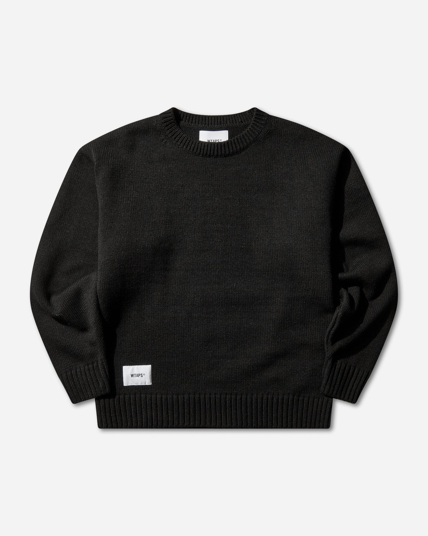 WTAPS Crew Neck Afa  Sweater  Alpl Black Knitwears Sweaters 252MADT-KNM01 BLACK