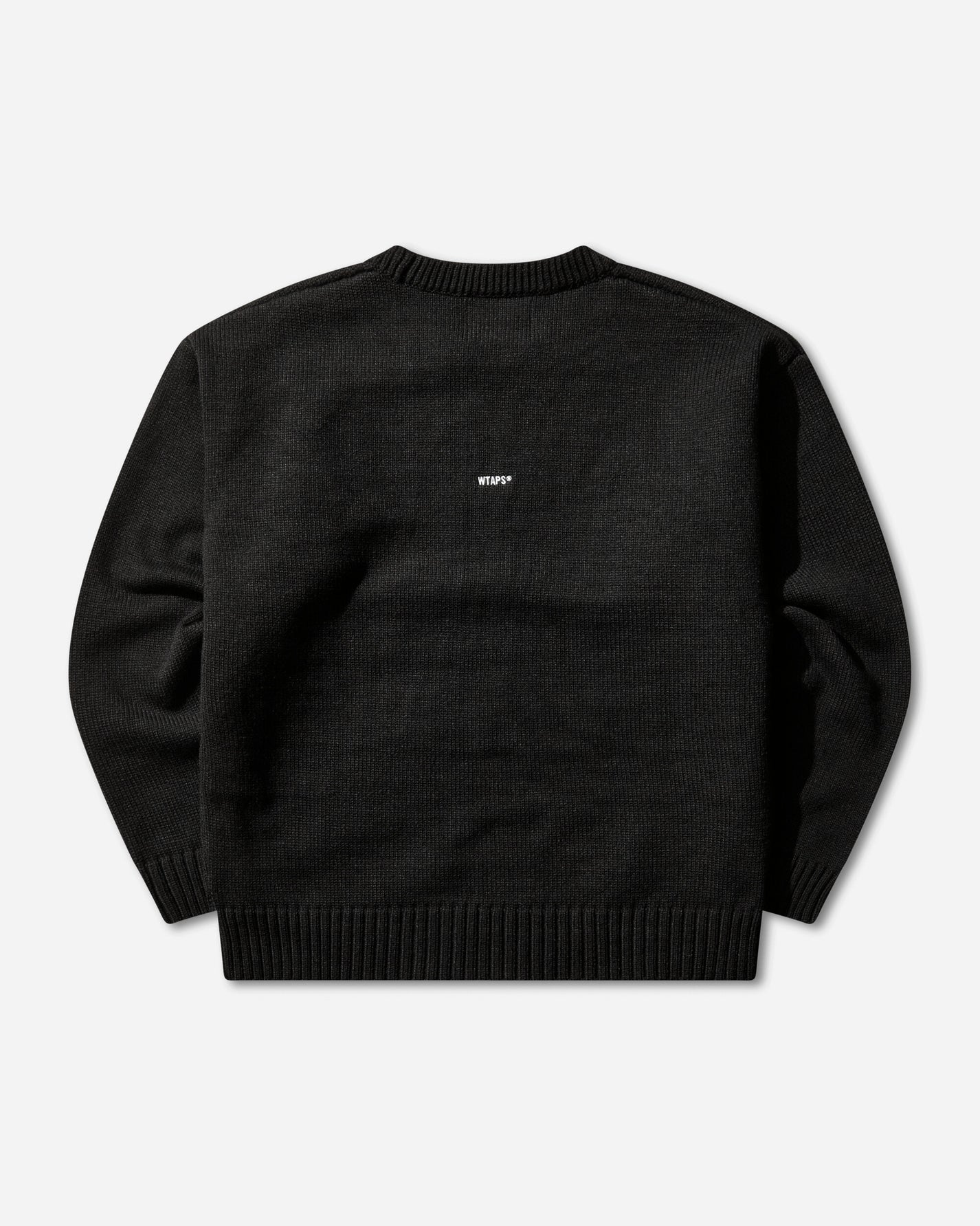 WTAPS Crew Neck Afa  Sweater  Alpl Black Knitwears Sweaters 252MADT-KNM01 BLACK
