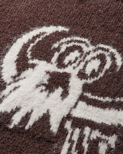 WTAPS Crew Neck Bvo  Sweater  Wopl Burgundy Knitwears Sweaters 252MADT-KNM02 BURGUNDY