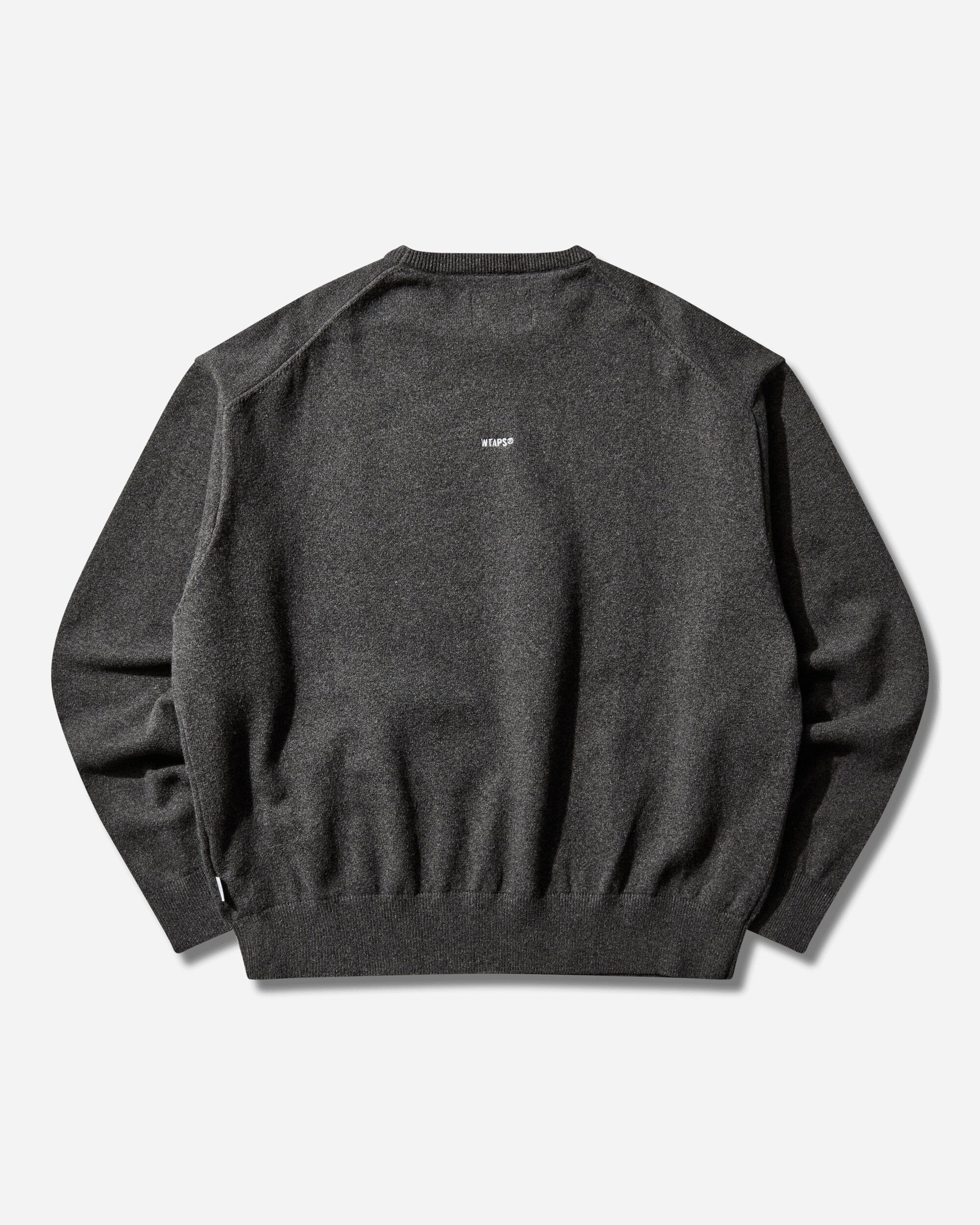 WTAPS Crew Neck  Sweater  Nyco Black Knitwears Sweaters 252FZDT-KNM01 BLACK