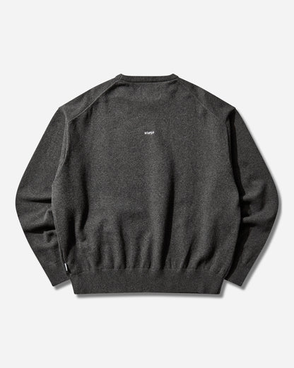WTAPS Crew Neck  Sweater  Nyco Black Knitwears Sweaters 252FZDT-KNM01 BLACK