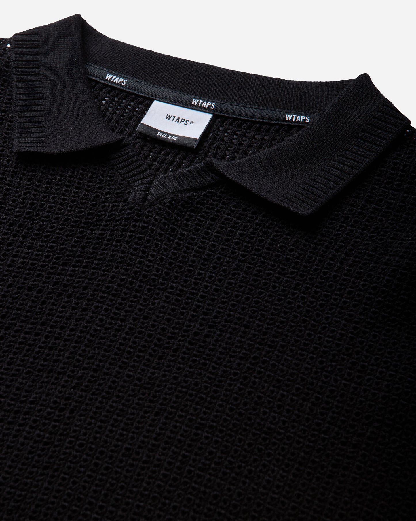 WTAPS Dup Sweater Cotton Black Knitwears Sweaters 261FZDT-KNM01 BLK