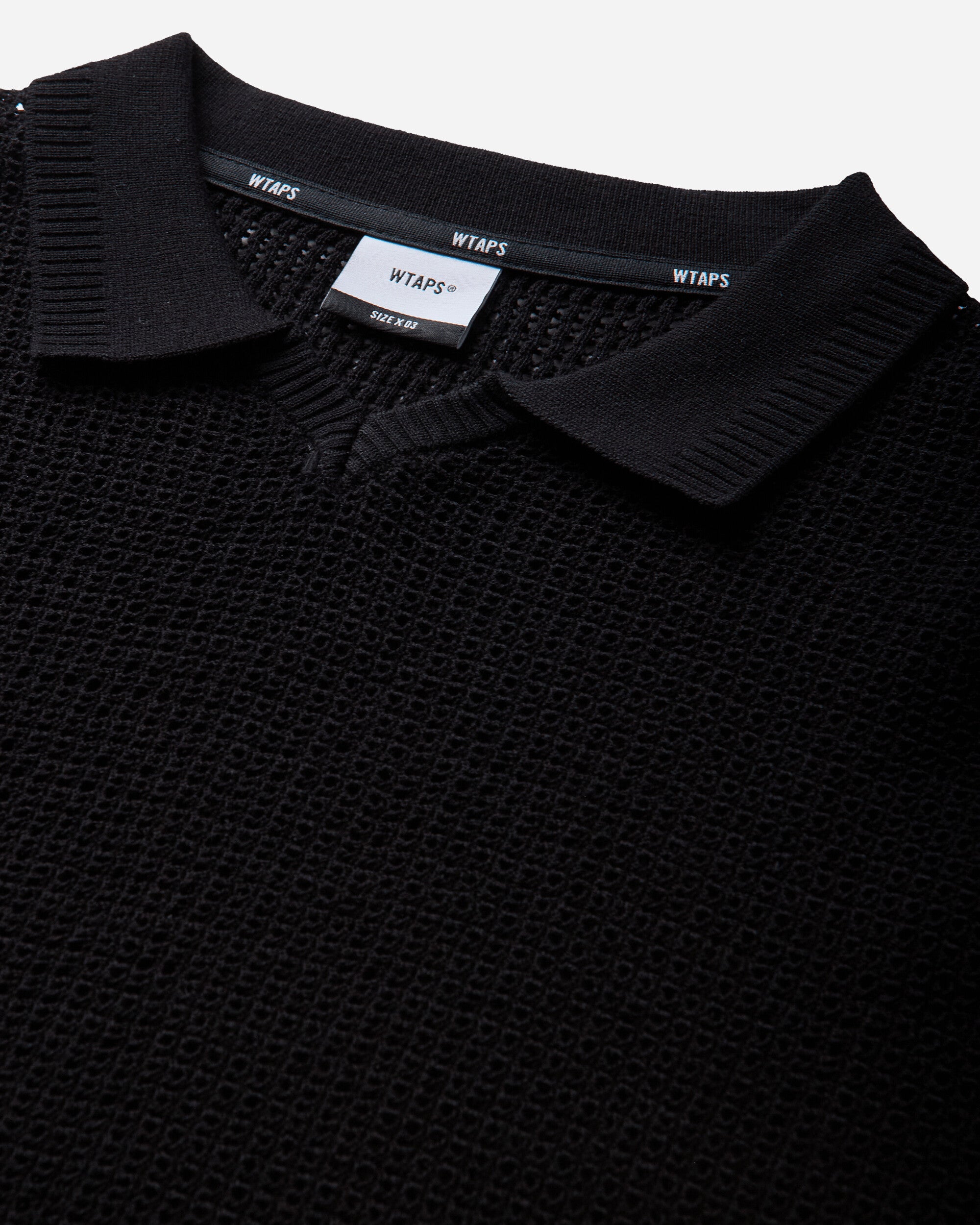WTAPS Dup Sweater Cotton Black Knitwears Sweaters 261FZDT-KNM01 BLK