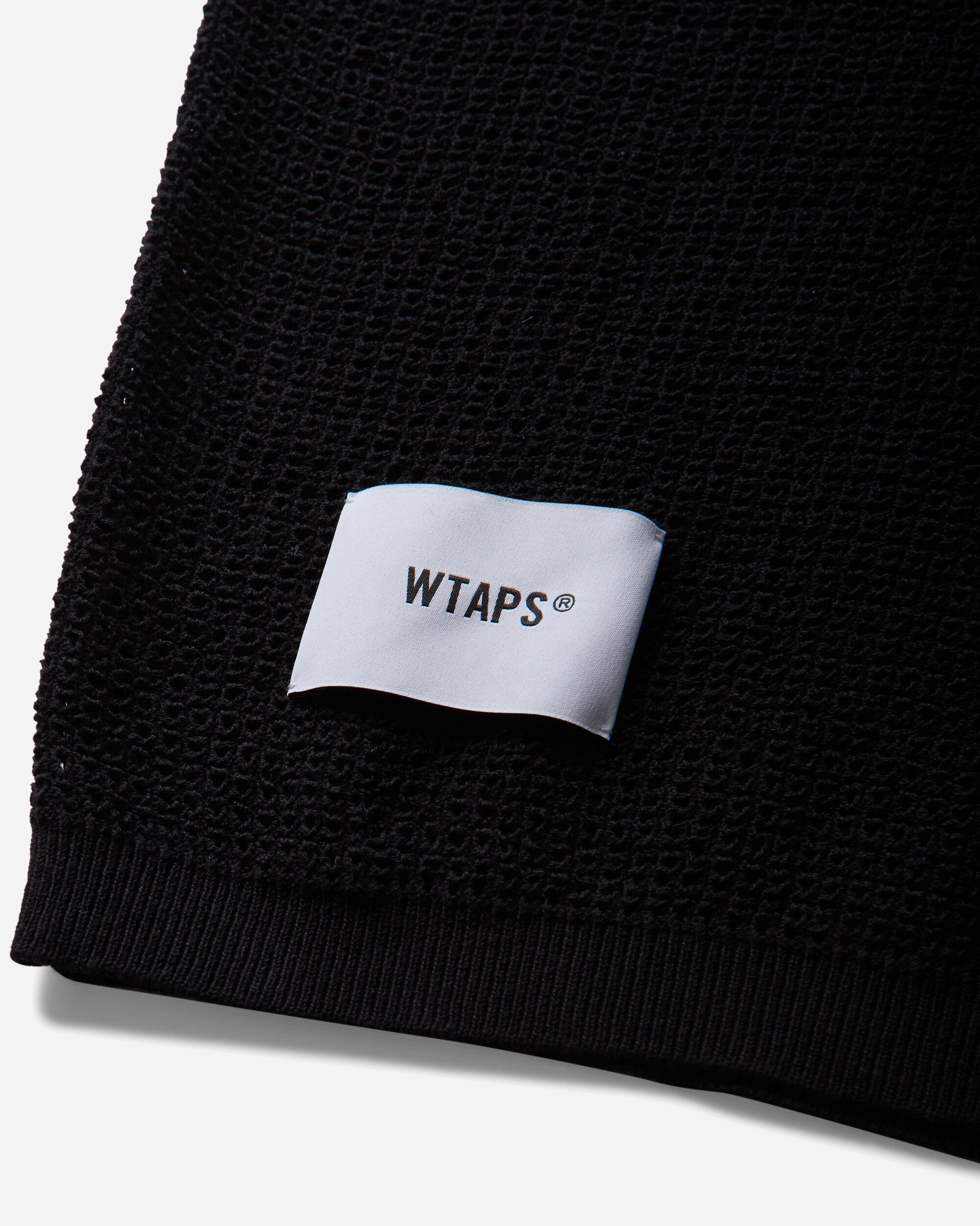 WTAPS Dup Sweater Cotton Black Knitwears Sweaters 261FZDT-KNM01 BLK