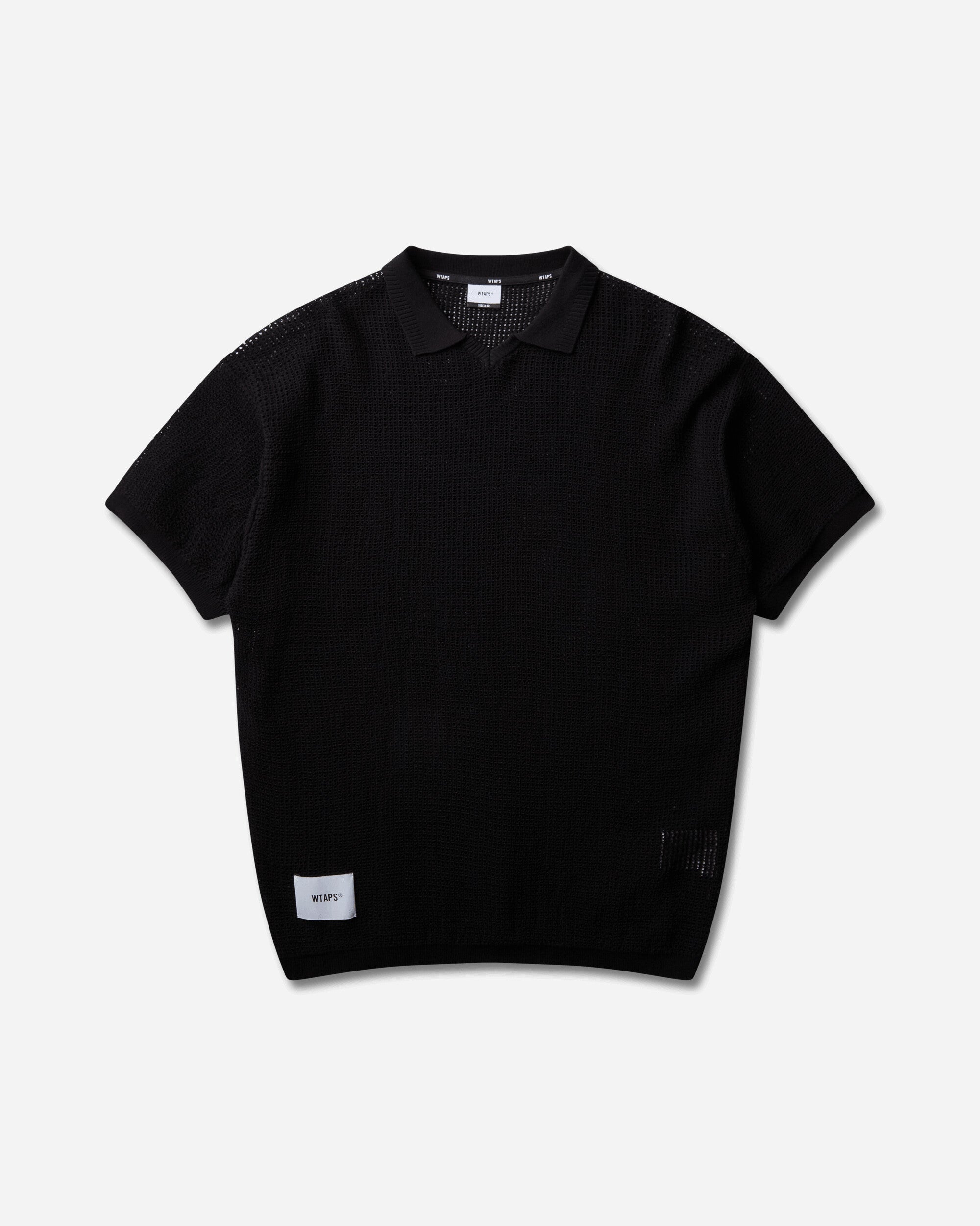 WTAPS Dup Sweater Cotton Black Knitwears Sweaters 261FZDT-KNM01 BLK