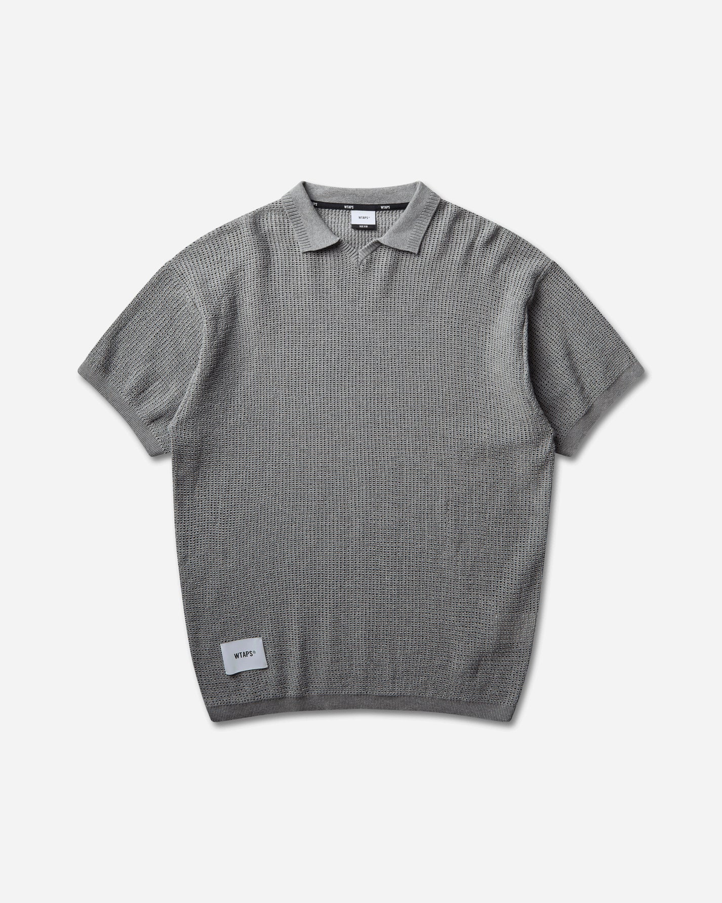 WTAPS Dup Sweater Cotton Ash Gray Knitwears Sweaters 261FZDT-KNM01 GRY
